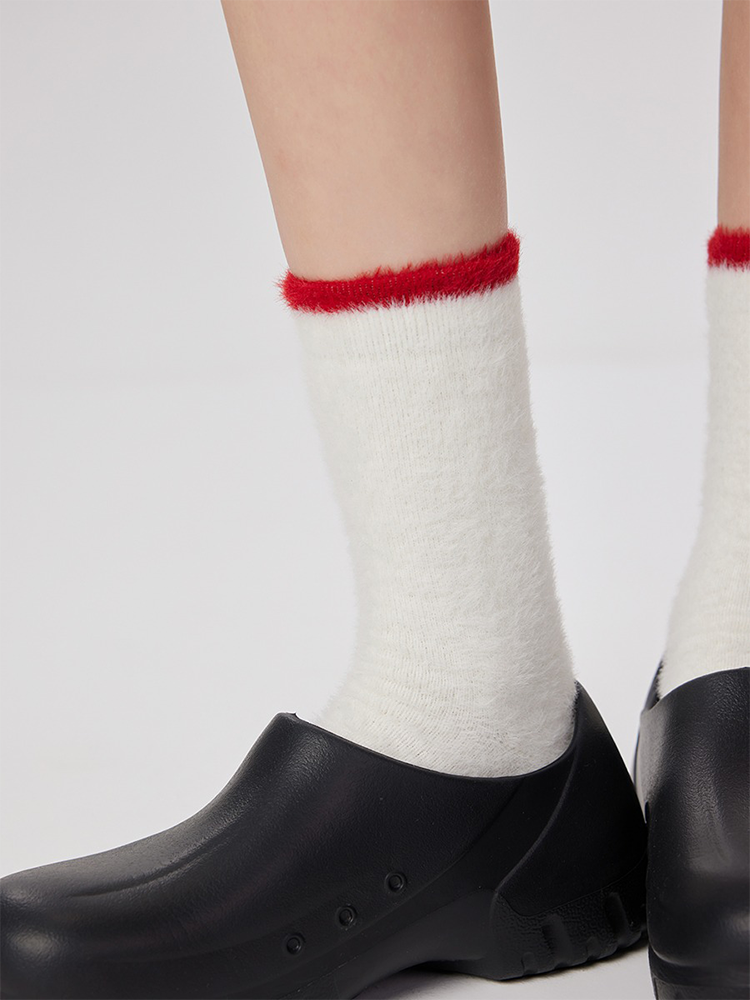 Fuzzy Socks Fluffy Sleeping for Women Soft Warm Fleece - Yangma