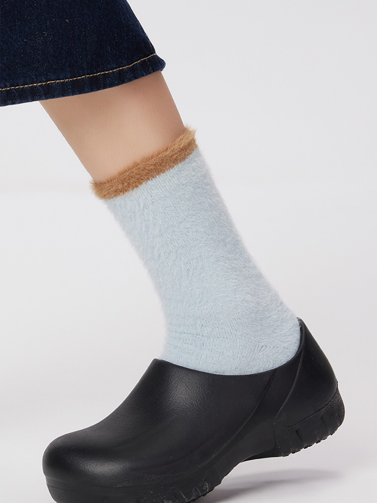 Fuzzy Socks Fluffy Sleeping for Women Soft Warm Fleece - Yangma