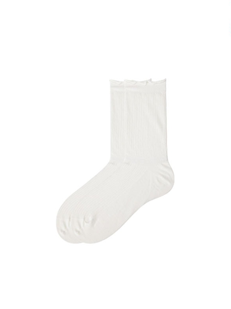 Raffle Women‘s Stripe Socks Mid-Length Mesh Thin Ankle - Yangma