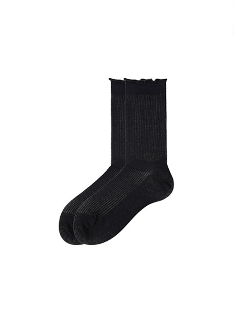 Raffle Women‘s Stripe Socks Mid-Length Mesh Thin Ankle - Yangma