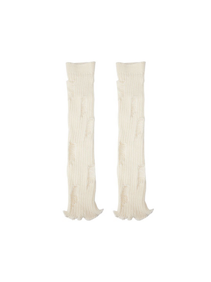 Leg Warmers for Women Knee High Knit Warm Thermal Acrylic Winter Sleeve - Yangma