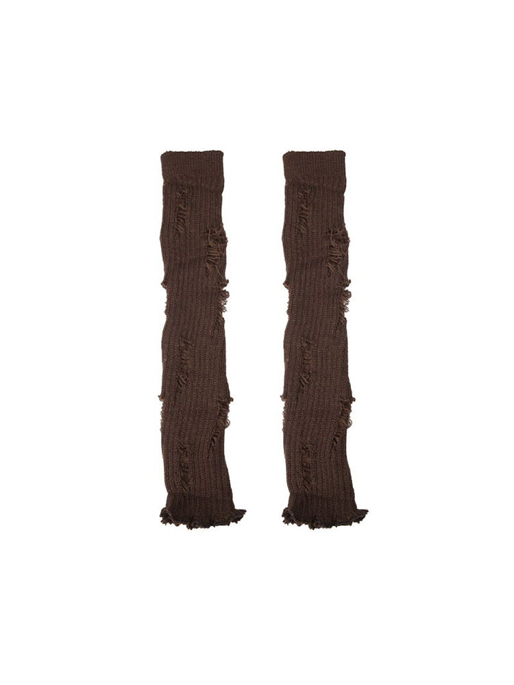 Leg Warmers for Women Knee High Knit Warm Thermal Acrylic Winter Sleeve - Yangma