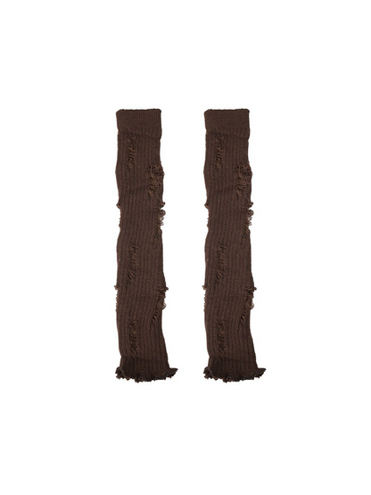 Leg Warmers for Women Knee High Knit Warm Thermal Acrylic Winter Sleeve - Yangma