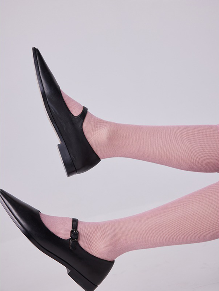 Ruffle Knee High Stocking for Women Nylon Trouser Socks - Yangma