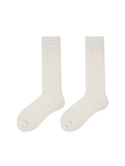 Women Cotton Knee High Socks Comfort Seam Long Dress Lightweight - Yangma