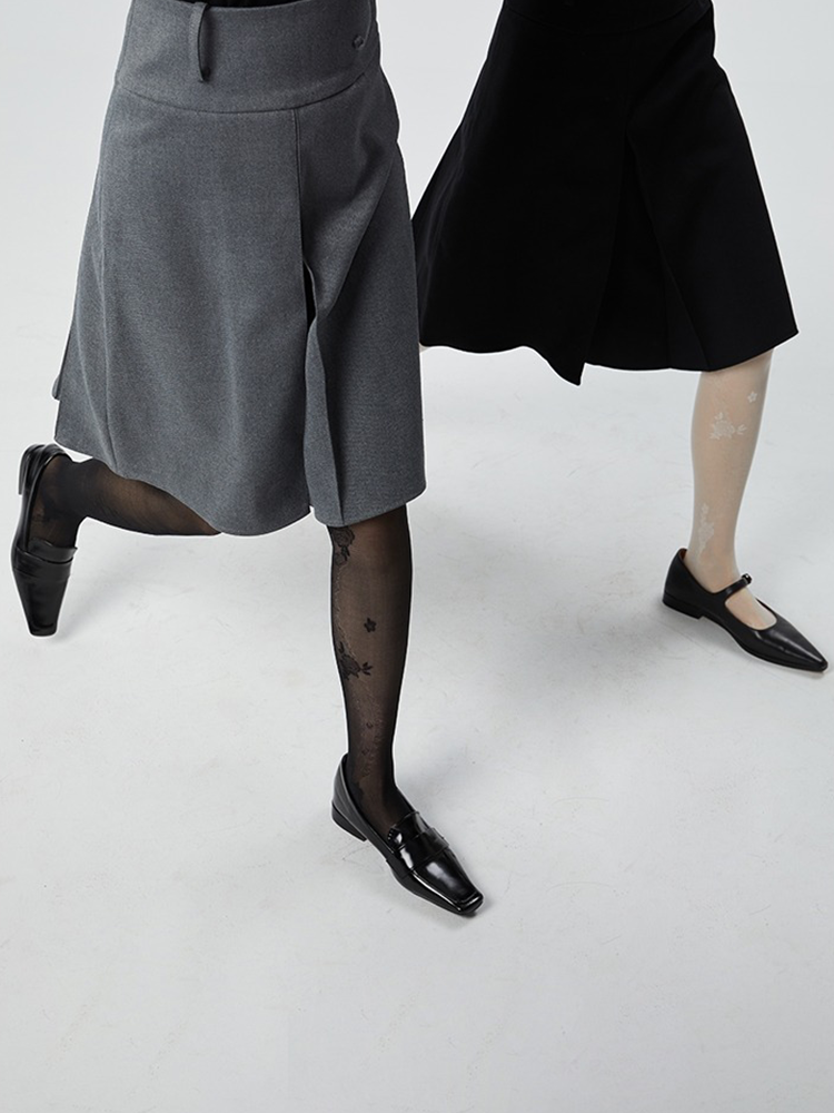 New Jeans Y2K Lolita Lace Pattern Tights Black Stockings High Waist Pantyhose - Yangma