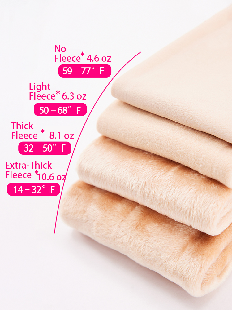 Fleece-Lined Sheer Tights – Winter-Ready, Anti-Snag & Detachable - Yangma