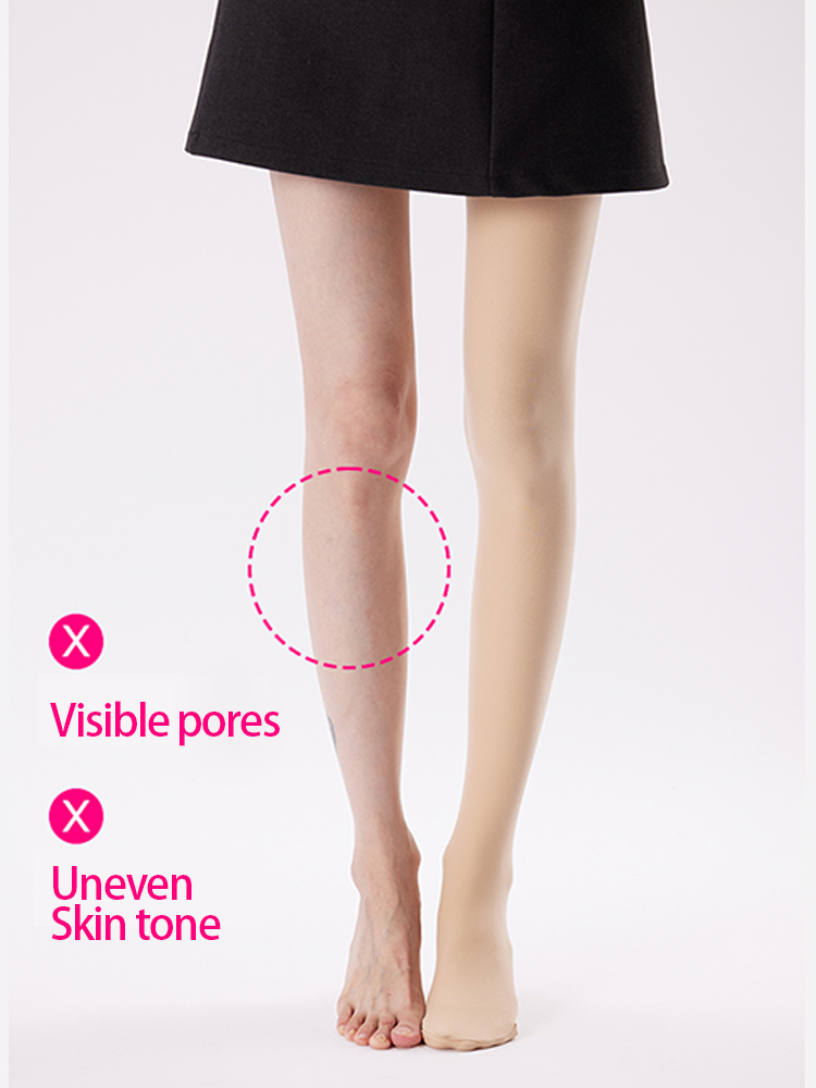 Fleece-Lined Sheer Tights – Winter-Ready, Anti-Snag & Detachable - Yangma