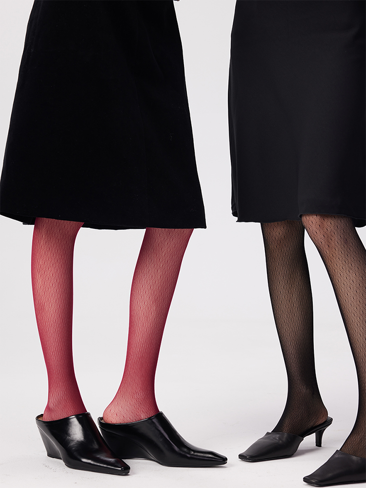 Sheer Snag-Resistant High-Stretch Diamond Fishnet Pantyhose - Sexy Design - Yangma
