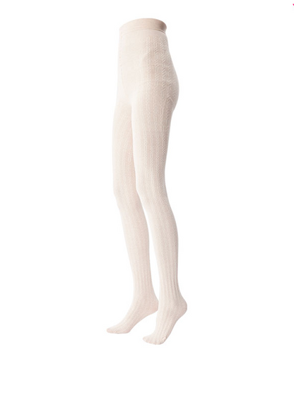Cable Knit Tights Stocking Casual Easy Wear - Yangma