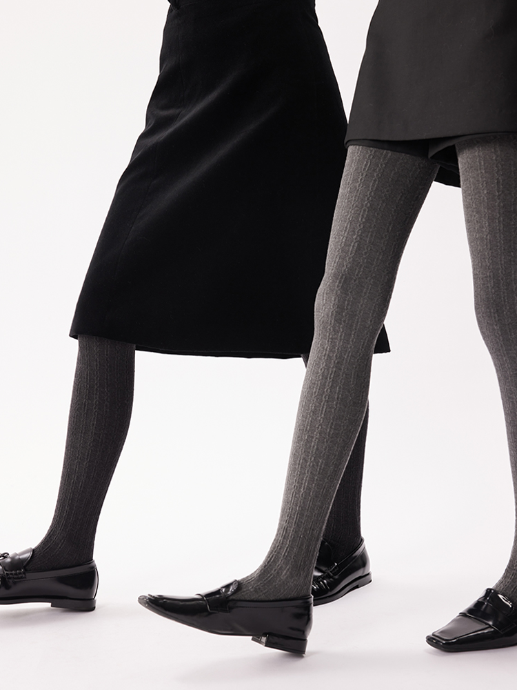 Cable Knit Tights Stocking Casual Easy Wear - Yangma