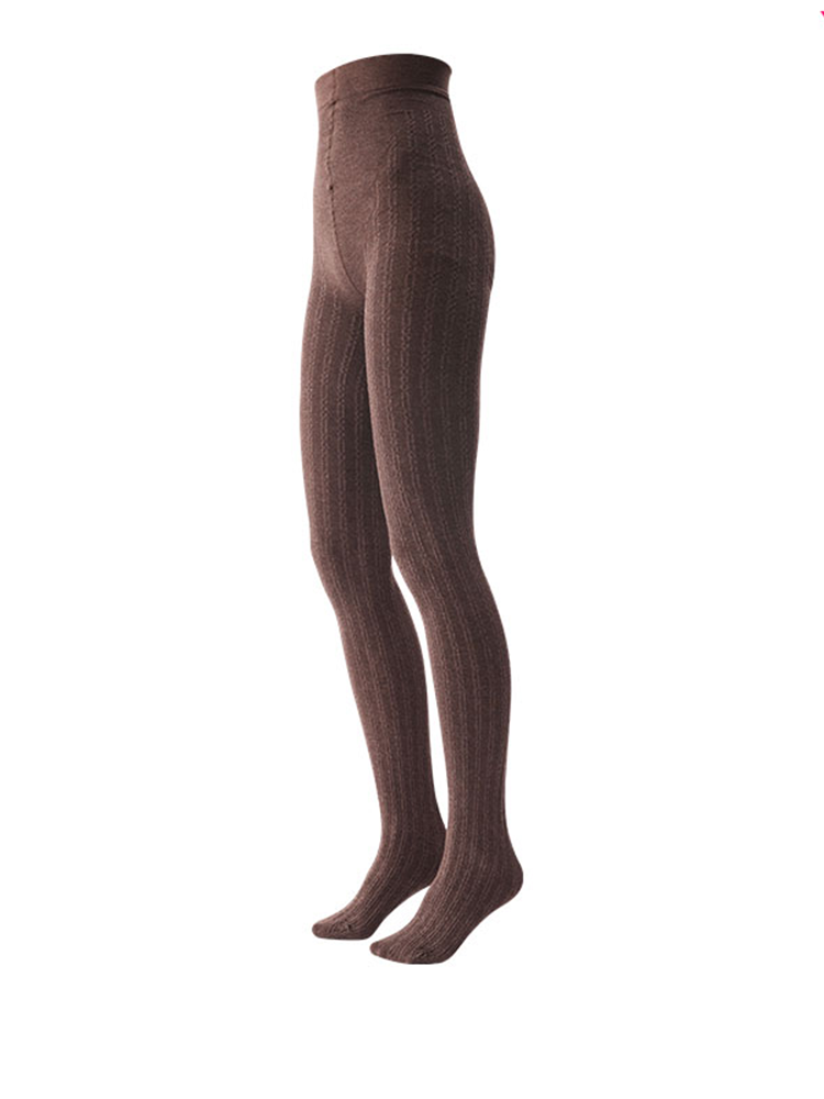Cable Knit Tights Stocking Casual Easy Wear - Yangma