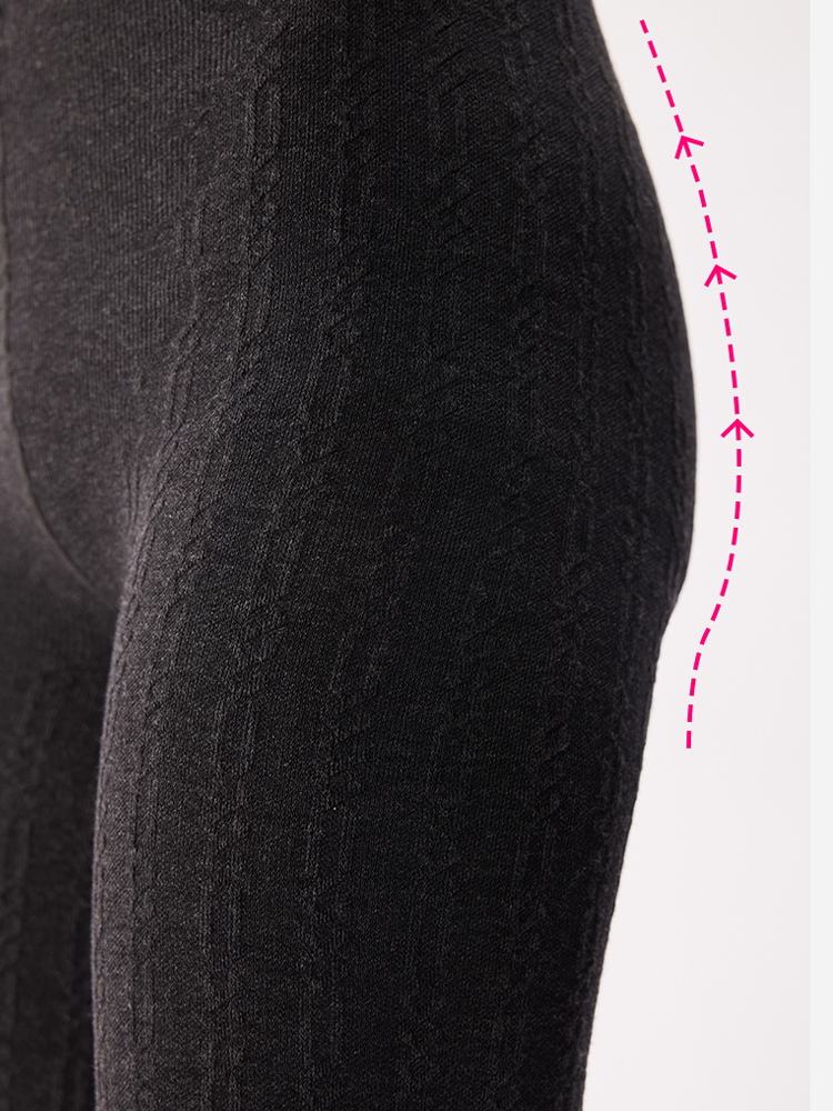 Cable Knit Tights Stocking Casual Easy Wear - Yangma